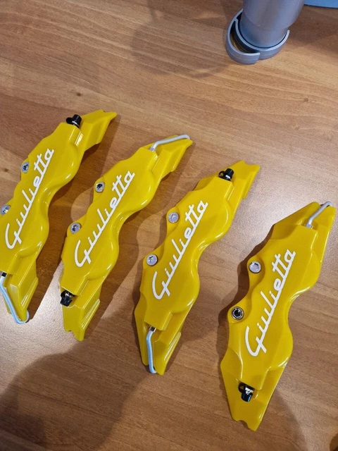 Alfa Romeo Giulietta Cover Copri Pinze Freni Rosso Nero Giallo Blu Yellow Corsiv