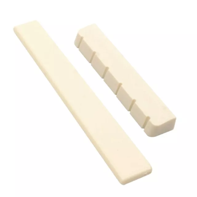 Guitar Bone Bridge Saddle Nut Set 6 Strings Classical Guitar Replacement Parts