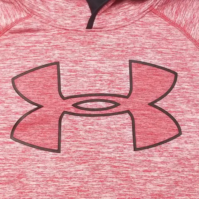 Boys UNDER ARMOUR Fleece Pullover Hoodie Sweatshirt - YXL - Red