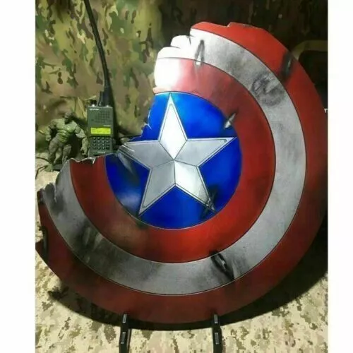 Captain America Broken Shield - Metal Prop Replica - Avengers Endgame