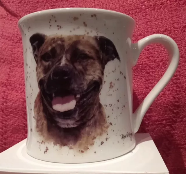 Staffordshire Bull Terrier Dog Mug Coffee Mug Bree Merryn Fine China, Home Decor