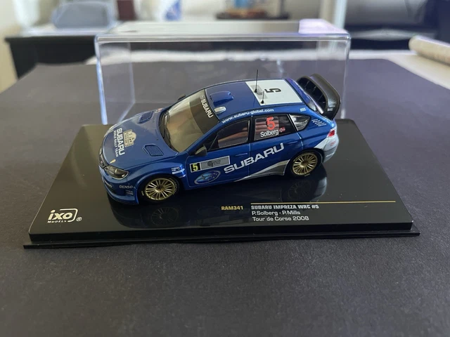 Modèle Réduit Subaru WRC Solberg Tour De Corse 2005 échelle 1:43 IXO - Neuf Boîte