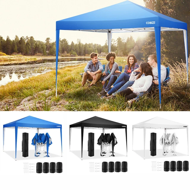 3x3M Pavillon Gartenpavillon Partyzelt Festzelt UV-Schutz50+ Faltbar Popup Tent