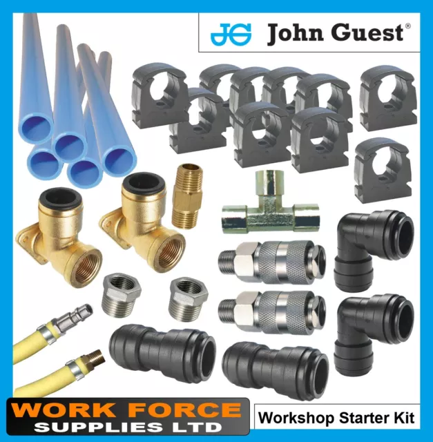 John Guest-Workshop Air Line Starter Kit-Air Line Armaturen-Full Starter Kit