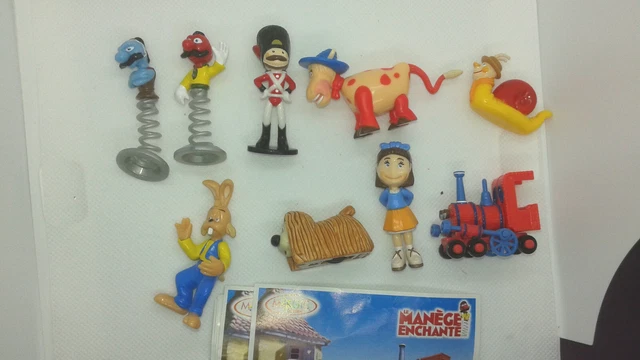 Lot De 3 Figurines Kinder Le Manège Enchanté + Bande BPZ - 2005 - Occasion
