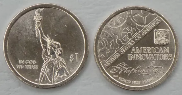 USA American Innovation Dollar - Introductory Coin 2018 P unz.