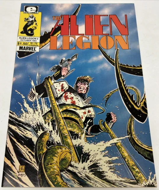 Epic Comics The Alien Legion 4 Marvel Comics October 1984