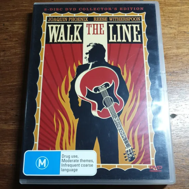 Walk the Line DVD R4 FREE POST Reese Witherspoon, Joaquin Phoenix