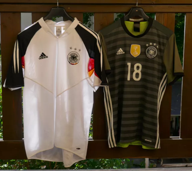 2 Adidas Fußball Trikot Deutschland DFB EM 2004 2016 Toni Kroos in L für EM 2024