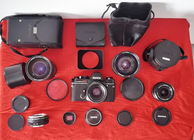 Accessoires Vintage Pour Objectif Zoom Konica Autoreflex TC - Lot Vivitar Occasion