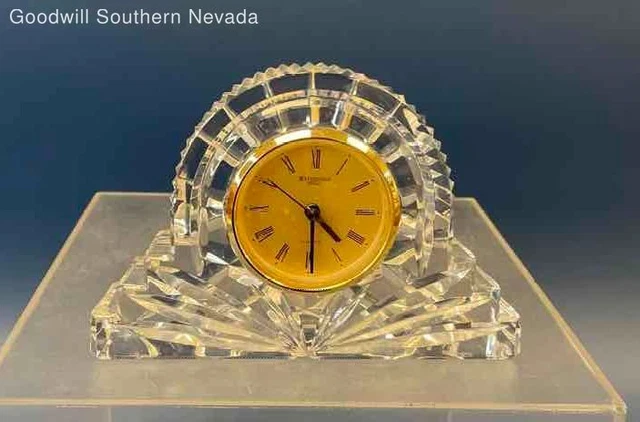 Waterford Crystal Cottage Mantel Clock
