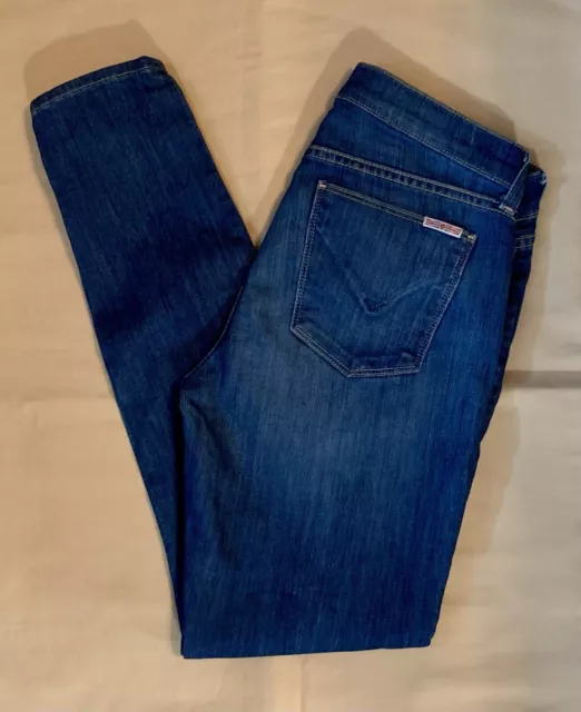 Hudson Krista Super Skinny Blue Jeans Size 28 NW407ZNA