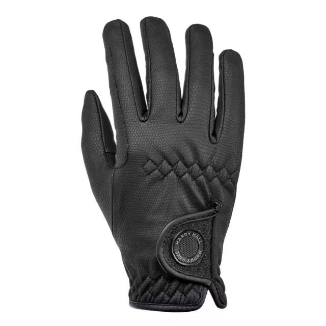 Harry Hall Riding Glove with Fleece Lining Black