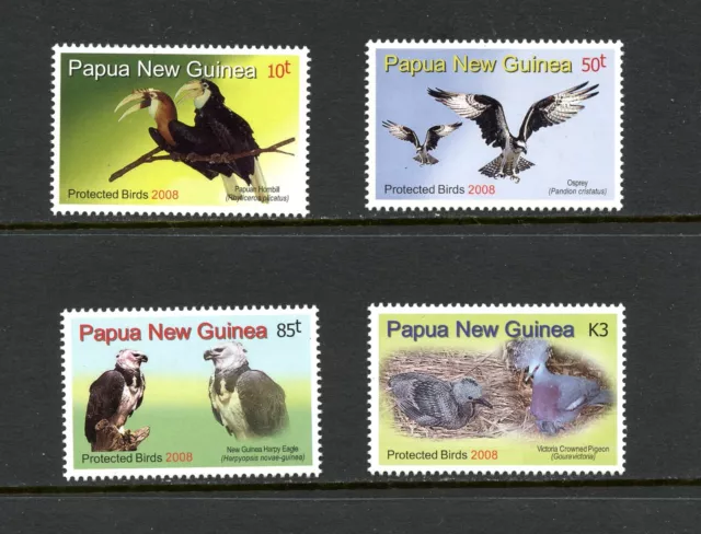 P942 Papua Neu Guinea 2003 Vögel 4v. MNH