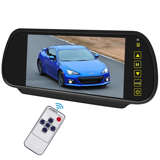 7'' Car Rear View Mirror Screen Monitor System+Night Vision Backup Camera Parts