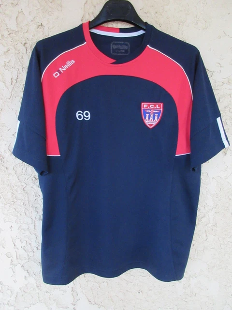 Maillot rugby LOURDES porté n°4 vintage shirt Epsport XL