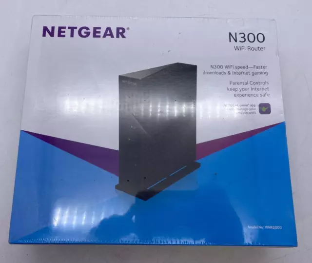 Netgear N300 300 Mbps 4-Port 10/100 Wireless N Router (WNR2000)