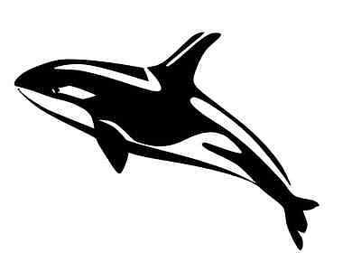 Taille #423 Killer whale Orca Decal Autocollant Choisir Couleur 