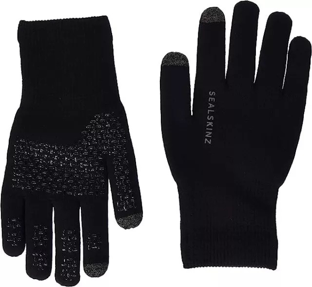 Sealskinz Ultra Grip Handschuhe - 100% Wasserdicht & Atmungsaktiv - Schwarz