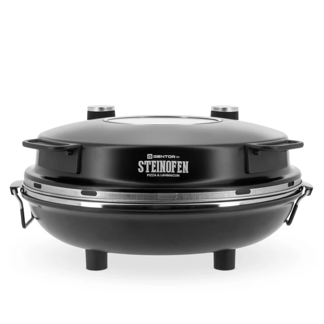 Pizzamaker 1200W 220-240V Pizzaofen Elektrischer Pizzastein Grillofen Backofen