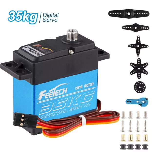 Full Metal Gear Waterproof Steering Digital Servo High Torque for RC Car Boat US 3