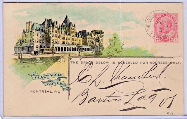 Canadian Pacific Railway Company, Montreal, Place Viger Hotel, 1905