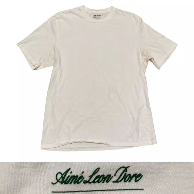 Aime Leon Dore ALD Orange Stamp Tee in Tourmaline T-Shirt SS23 Mens Size  XXL