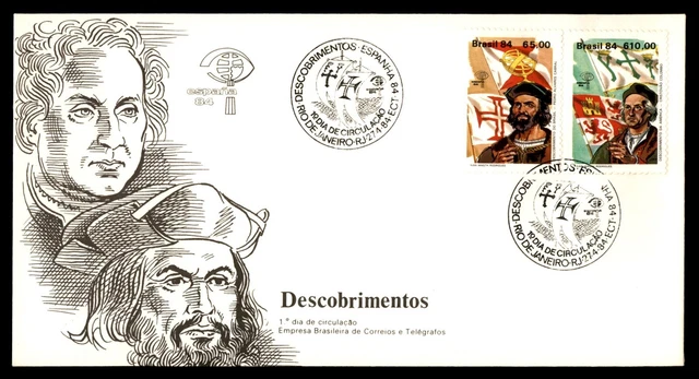 Mayfairstamps Brazil FDC 1984 Men Flags Combo First Day Cover aag_45895