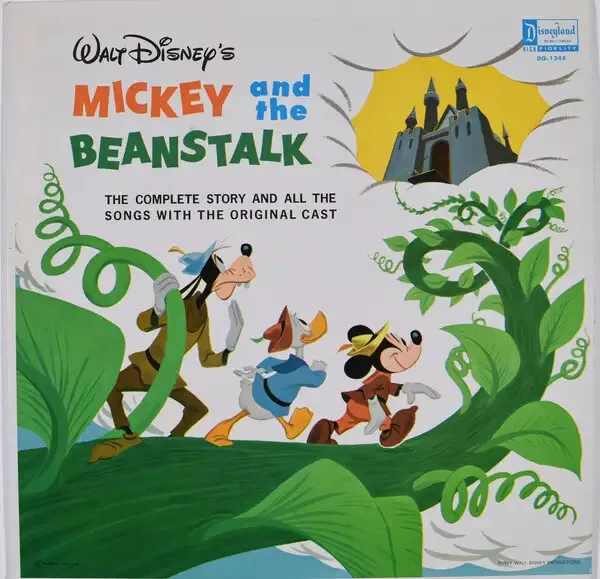 LP Walt Disney Walt Disneys Mickey And The Beanstalk NEAR MINT Disneyland