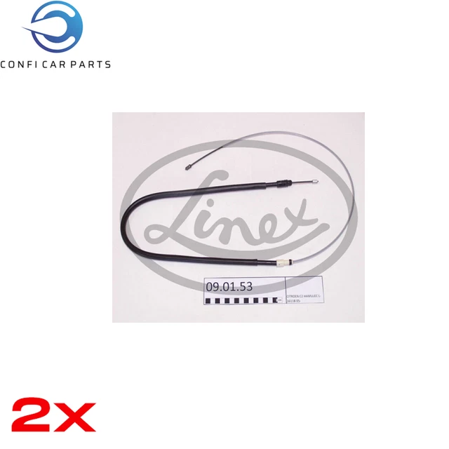 Handbremsseil Bremsseil Paar Hinten Linex 090153 2Pcs P Neu Oe Qualit�T