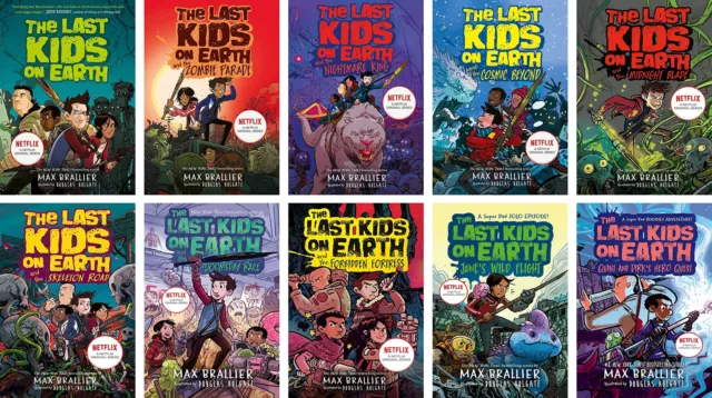 Max Brallier The Last Kids on Earth 10 Books Collection Set NEW Paperback 2022