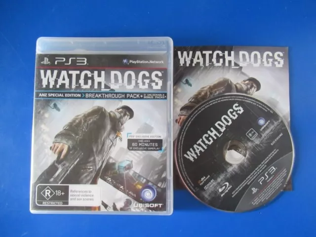 Watch Dogs - Sony PS3 PlayStation 3 PAL AUS
