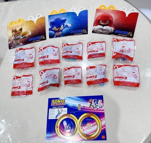 MCDONALD'S HAPPY MEAL Toy 2022 Sonic The Hedgehog 2 Full Set of 10 (w/t ...