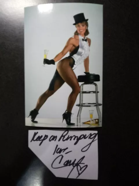 CORY EVERSON Hand Signed Autograph  CUT With 4X6 Photo BODYBUILDER 6X MS OLYMPIA