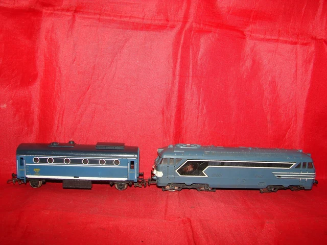 Jouef ho 8410 locomotive motrice diesel, sncf bb 67001, cc moteur 12v 3 poles ok - Collection