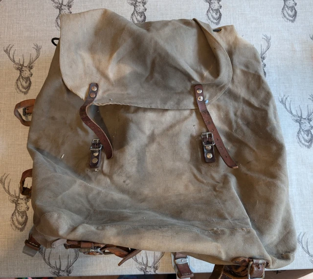 SWEDISH M1939 BACKPACK, army, military surplus, WW2. rucksack, uniform