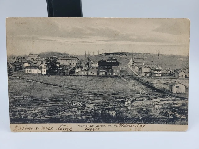 View of Elk Garden Wv West Virginia Postcard Appalachian Coal County 1908