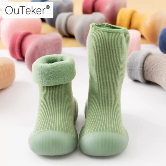 Baby Toddler Anti-Slip Slippers Winter Booties Girl Boys Kids Cotton Socks Shoes