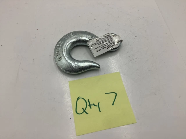QTY 7 CAMPBELL  5/16" Eye Slip Hook Grade43 Zinc Plat Working Load Limit 3900 lb