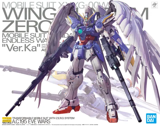 1/100 MG Wing Gundam Zero EW Ver. Ka Gundam Gunpla ✨USA Ship Authorized Seller✨