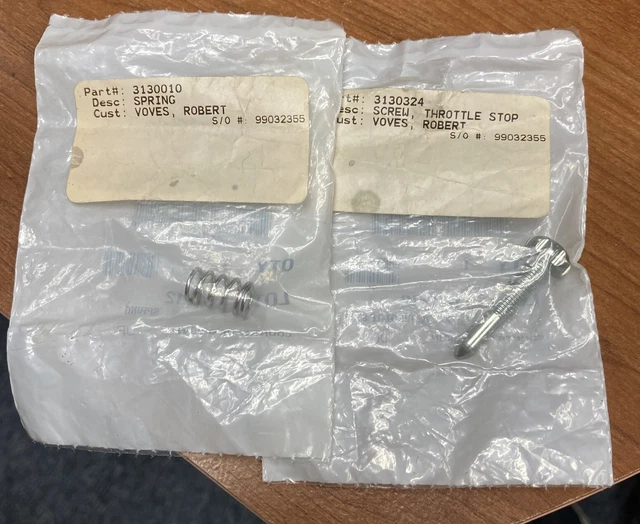 POLARIS SPORTSMAN THROTTLE Stop Idle Adjust Mix Screw And Spring