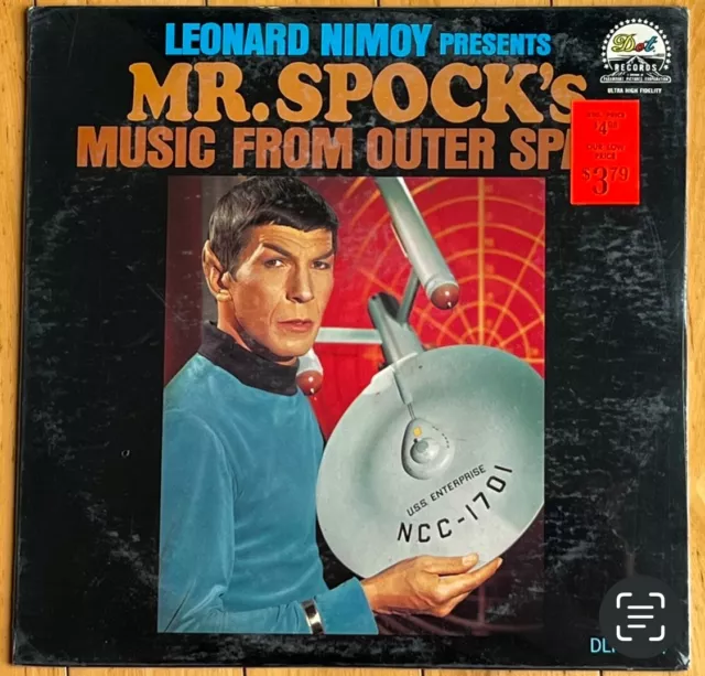 Mr. Spock's Music From Outer Space 1967 LP SEALED-Leonard Nimoy STAR TREK