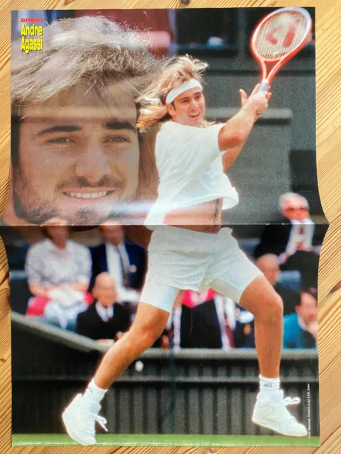 Andre Agassi Tennis - Mr Big Bravo Poster DIN A3