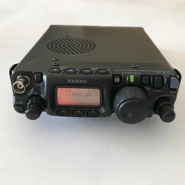 YAESU FT817ND HF VHF UHF Ham Radio Transceiver Excellent complete