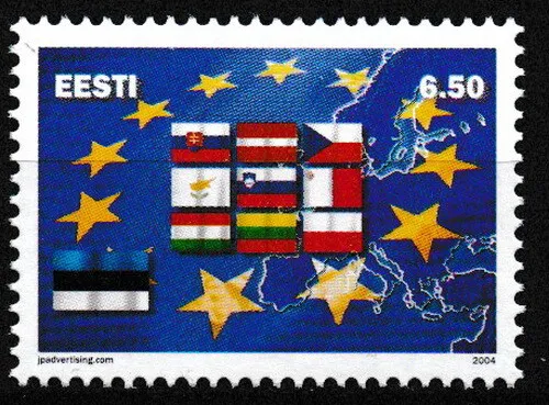 Estland - Beitritt zur Europäischen Union postfrisch 2004 Mi. 487