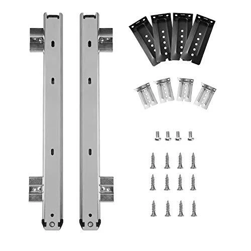 Keyboard Slide KINJOEK 14 Inch 2 PCS Heavy Duty Ball Bearing Slides Computer ...