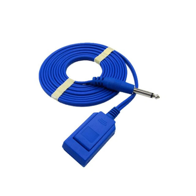 New Electrocautery Negative Plate Cable Connector Monopole Surgical For