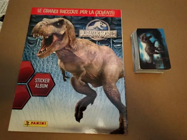 Empty Album Jurassic World Sandwiches + Complete Set Figures Included X 3D