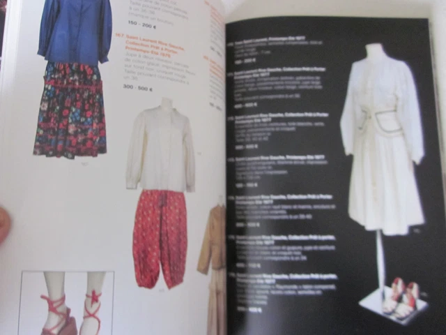Mode : Catalogue De Vente Cornette De Saint Cyr Saint Laurent Rive Gauche 2