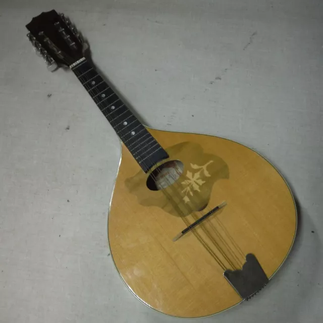 Reghin Portuguese Mandolin M-1085 8 String Teardrop Guitar Wood Made In Romania